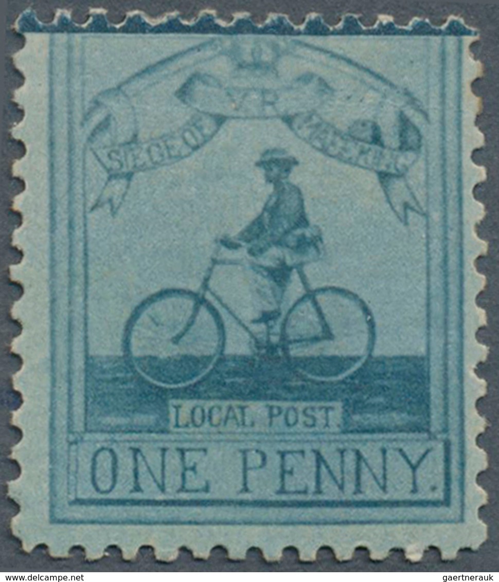 Kap Der Guten Hoffnung - Englische Notausgaben: MAFEKING 1900, 1d. Pale Blue/blue "Cyclist", Fresh C - Cap De Bonne Espérance (1853-1904)