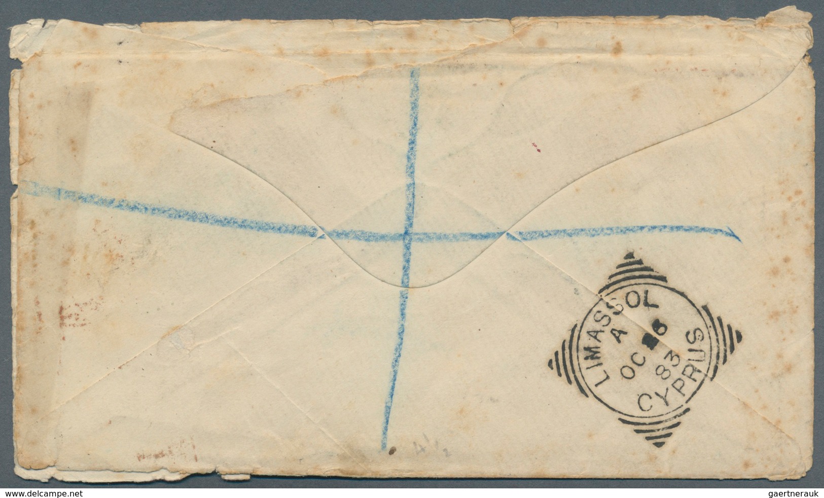 Trinidad Und Tobago: 1883. Registered Envelope (opened For Display, Faults And Few Stains) Addressed - Trinité & Tobago (1962-...)