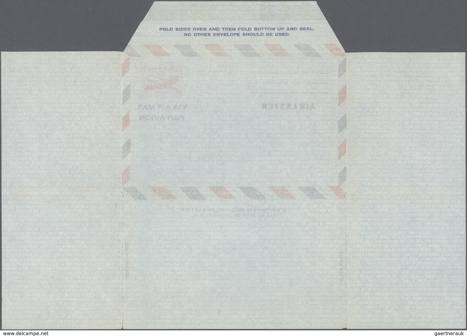 Vereinigte Staaten Von Amerika - Ganzsachen: 1947-55 Aerogrammes: Two Air Letter Sheets Of First Des - Autres & Non Classés