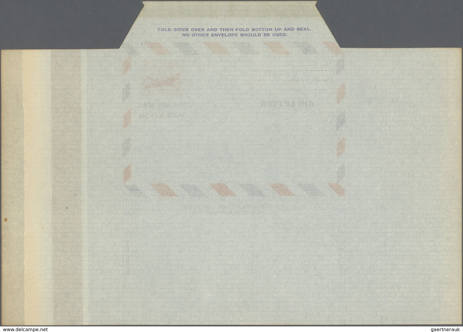 Vereinigte Staaten Von Amerika - Ganzsachen: 1947-55 Aerogrammes: Five Air Letter Sheets Of First De - Autres & Non Classés