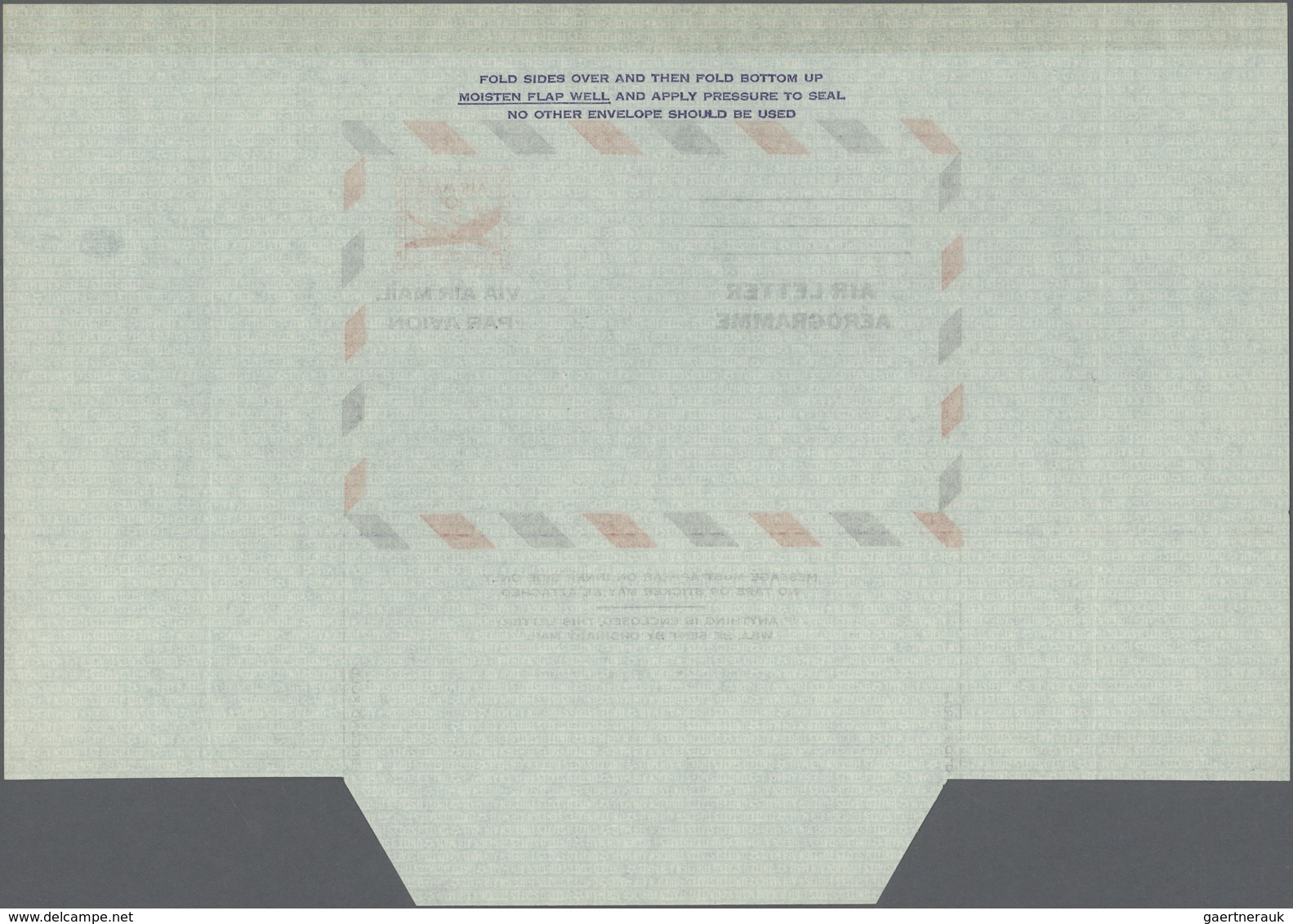 Vereinigte Staaten von Amerika - Ganzsachen: 1947-55 Aerogrammes: Five air letter sheets of first de