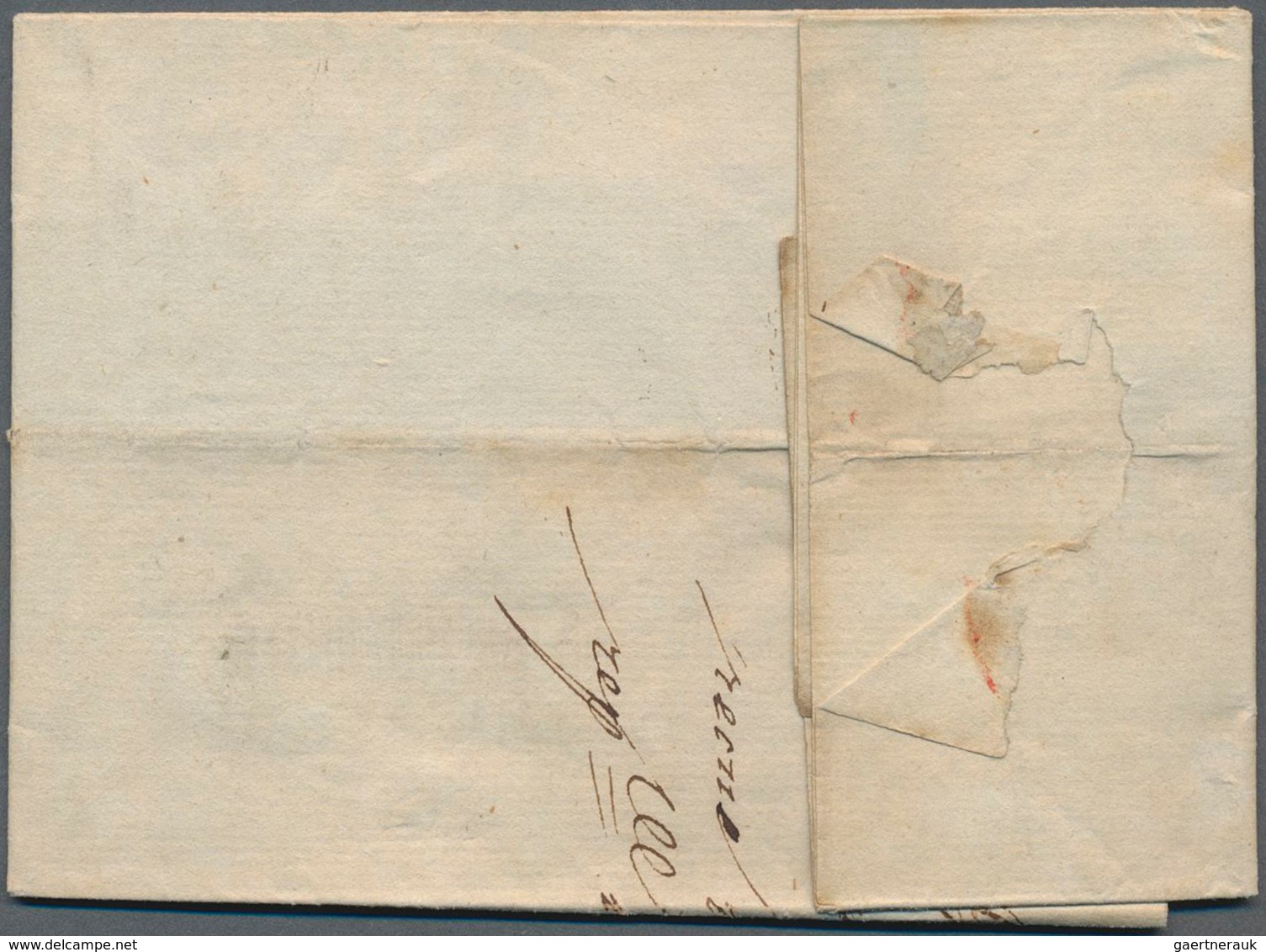 Vereinigte Staaten Von Amerika - Transatlantik-Mail: 1792, Folded Letter Written In NEW YORK Taxed W - Autres & Non Classés