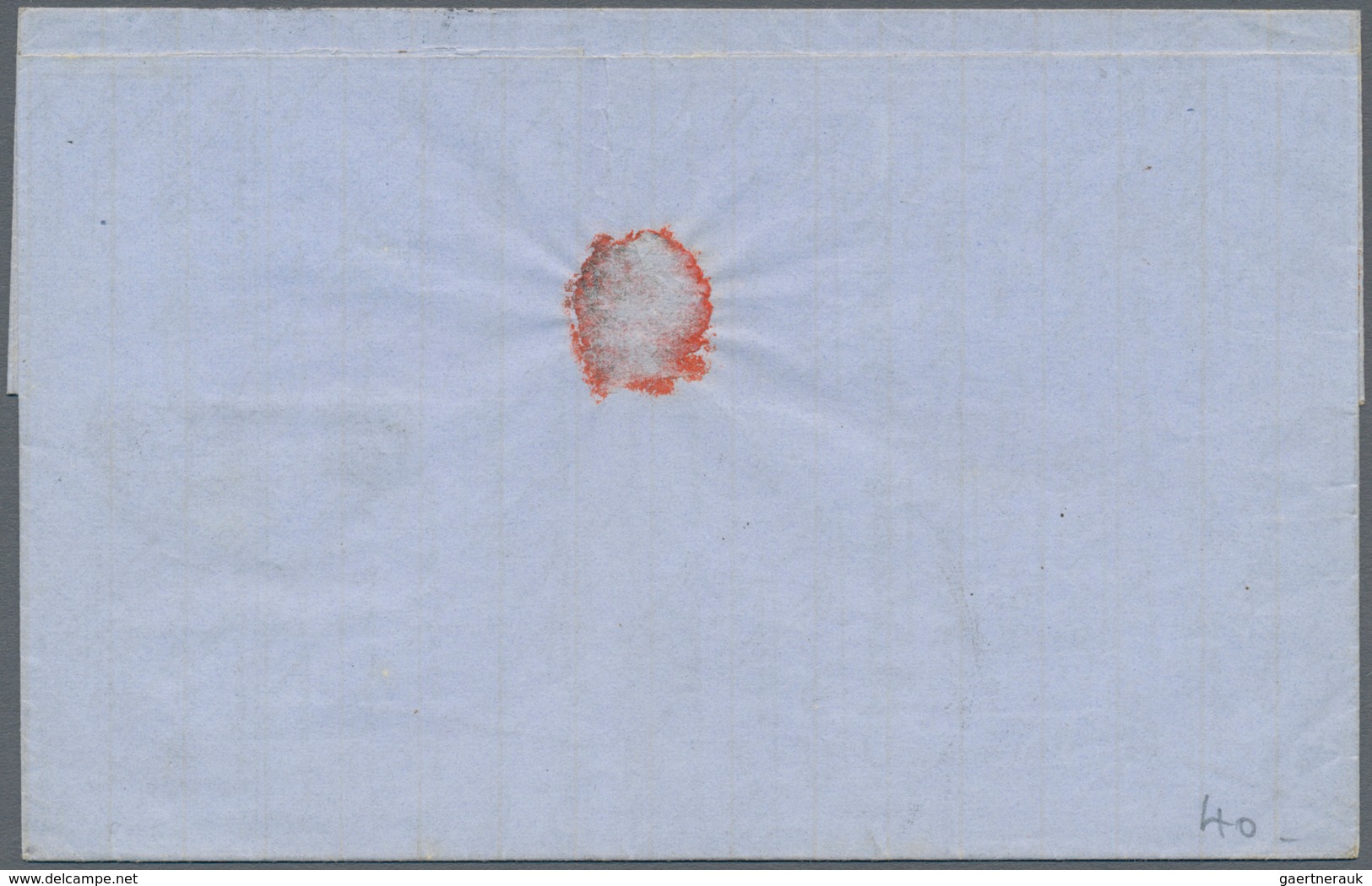 Vereinigte Staaten Von Amerika - Transatlantik-Mail: 1859, Entire Folded Letter (duplicate) New Orle - Sonstige & Ohne Zuordnung