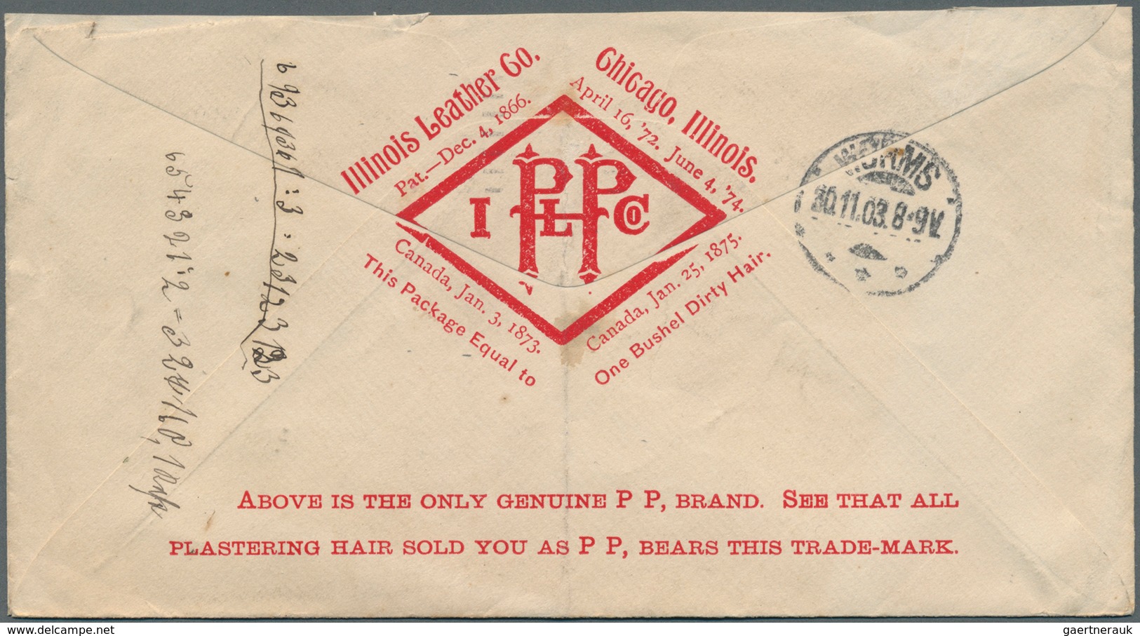 Vereinigte Staaten von Amerika - Besonderheiten: 1890/1904. Lot of 7 covers/postcard bearing some at