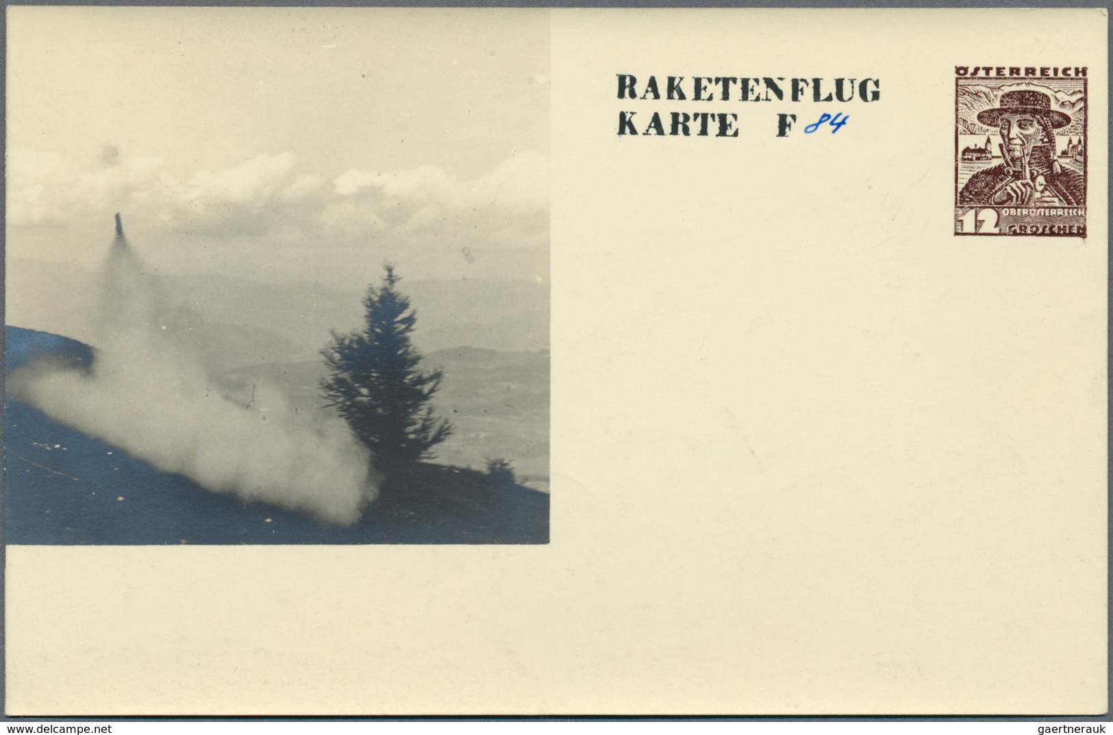 Raketenpost: 1935, Österreich: Schmiedl, Notverordnungs-Rakete N2, Komplette Serie Mit 6 Verschieden - Autres & Non Classés