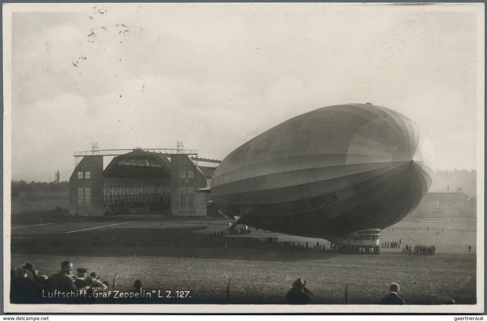Zeppelinpost Deutschland: 1929, LZ 127: Fahrt In Das Besetzte Rheinland, Abwurf Stuttgart, 8 Pf Eber - Poste Aérienne & Zeppelin