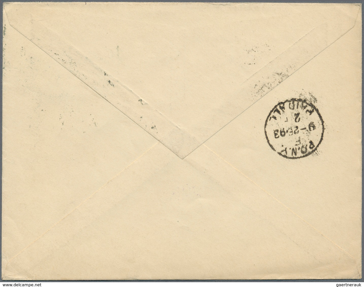 Schiffspost Alle Welt: 1893/1903, Belgium, 3 Commercial Covers Addressed To New York: 25 C Blue With - Autres & Non Classés