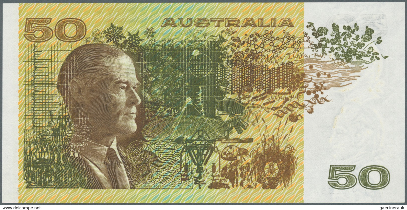 Australia / Australien: 50 Dollars ND(1973-94) P. 47e, Crisp Original With Bright Colors, Only 2 Min - Autres & Non Classés