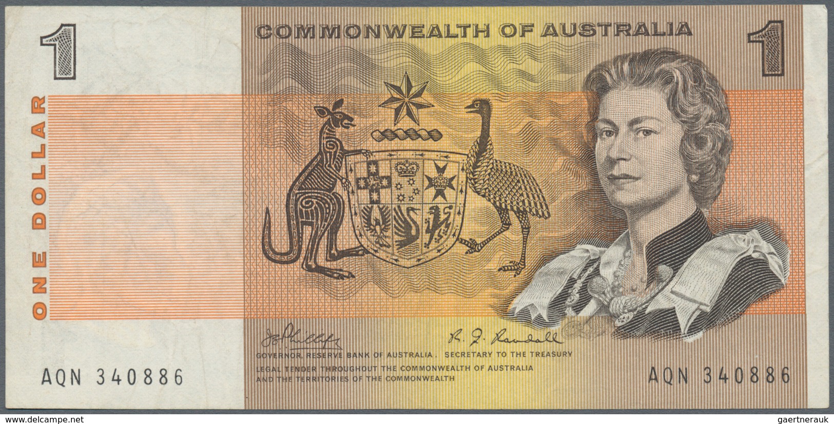 Australia / Australien: Set Of 25 Banknotes Containing 1 Pound Portrait QEII P. 30, 2x 1 Dollar P. 3 - Altri & Non Classificati