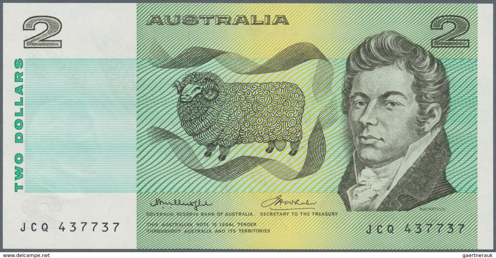 Australia / Australien: set of 25 banknotes containing 1 Pound portrait QEII P. 30, 2x 1 Dollar P. 3