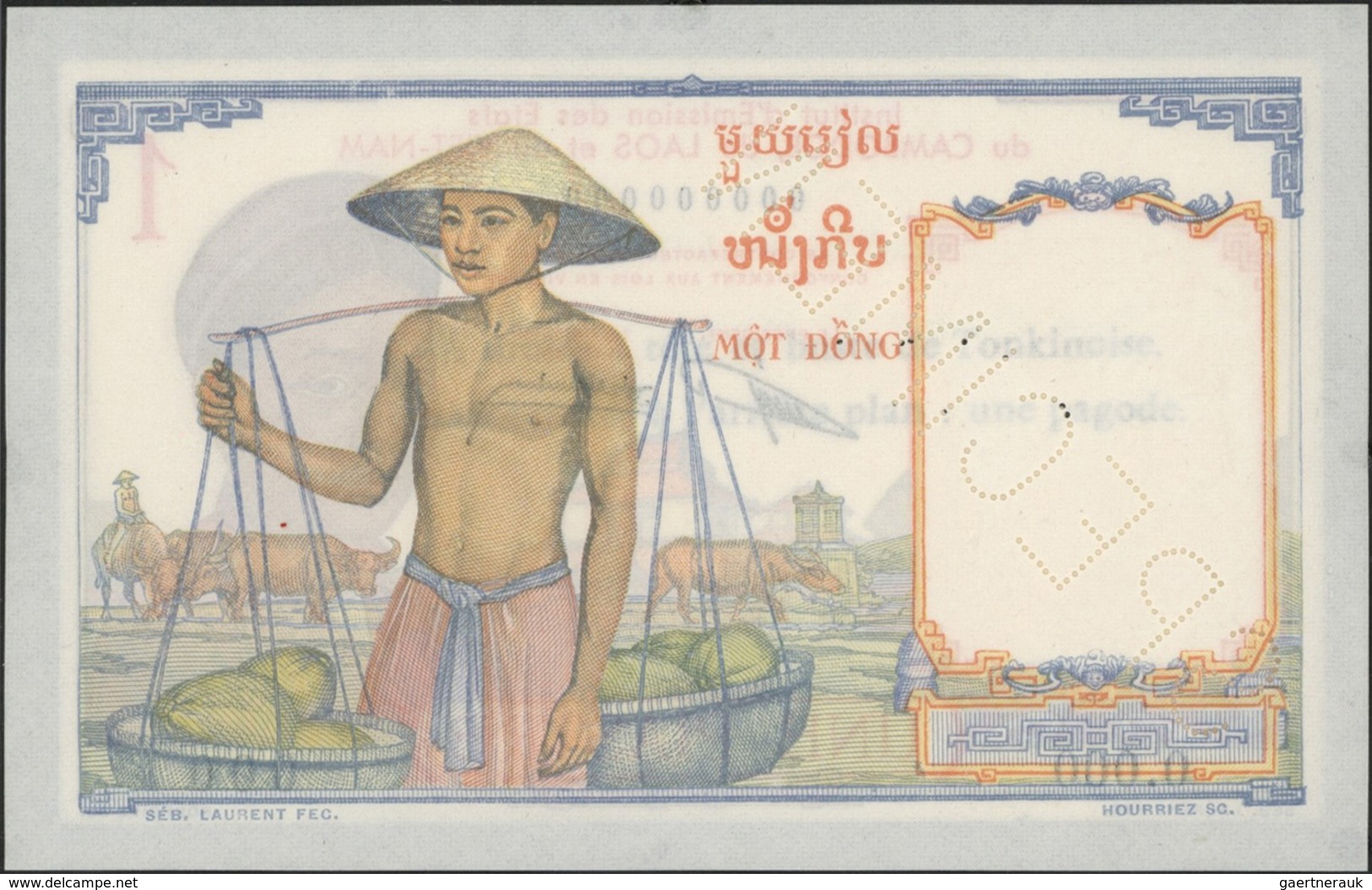 French Indochina / Französisch Indochina: Rare official presentation booklet from the "Institut d'Em