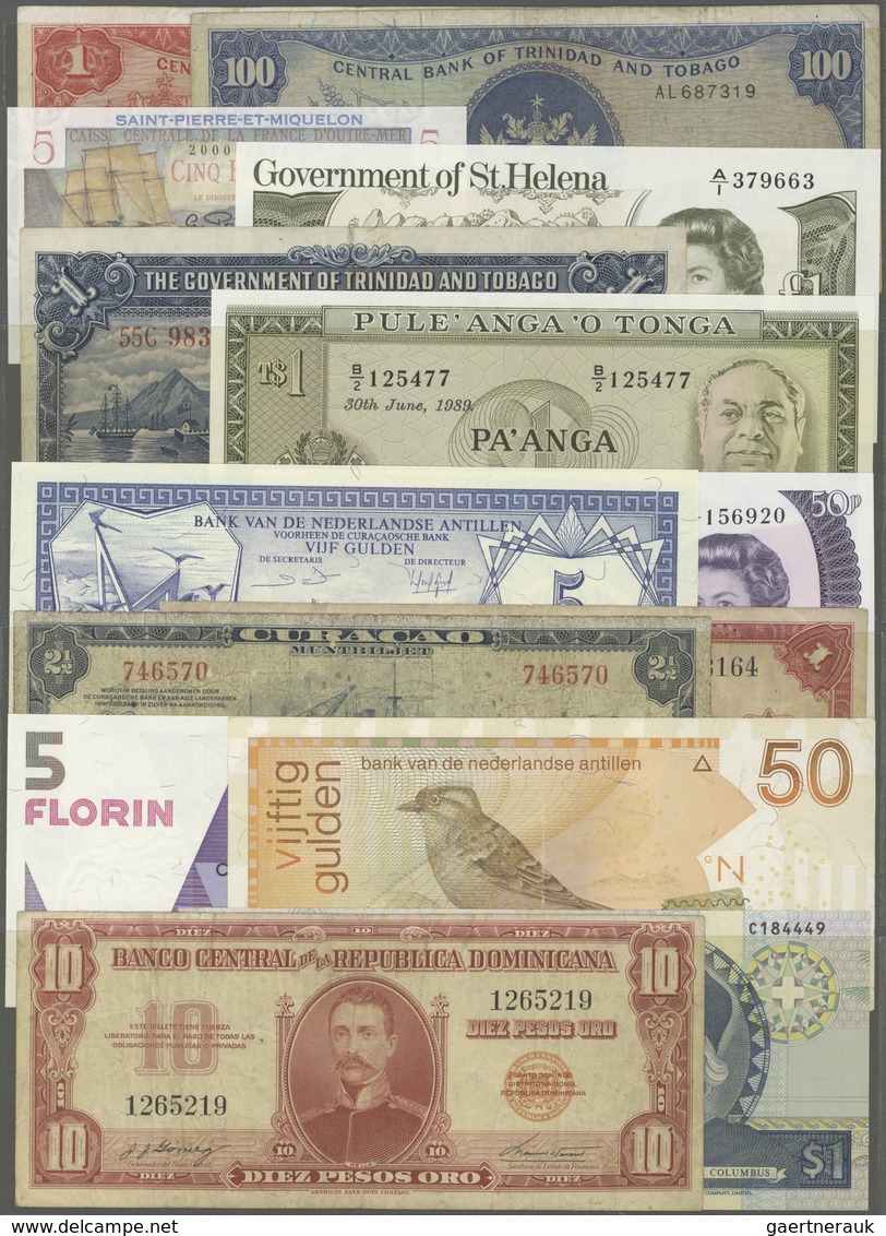 French Oceania / Französisch Ozeanien: Interesting Set Of 35 Different Banknotes Containing The Foll - Non Classificati
