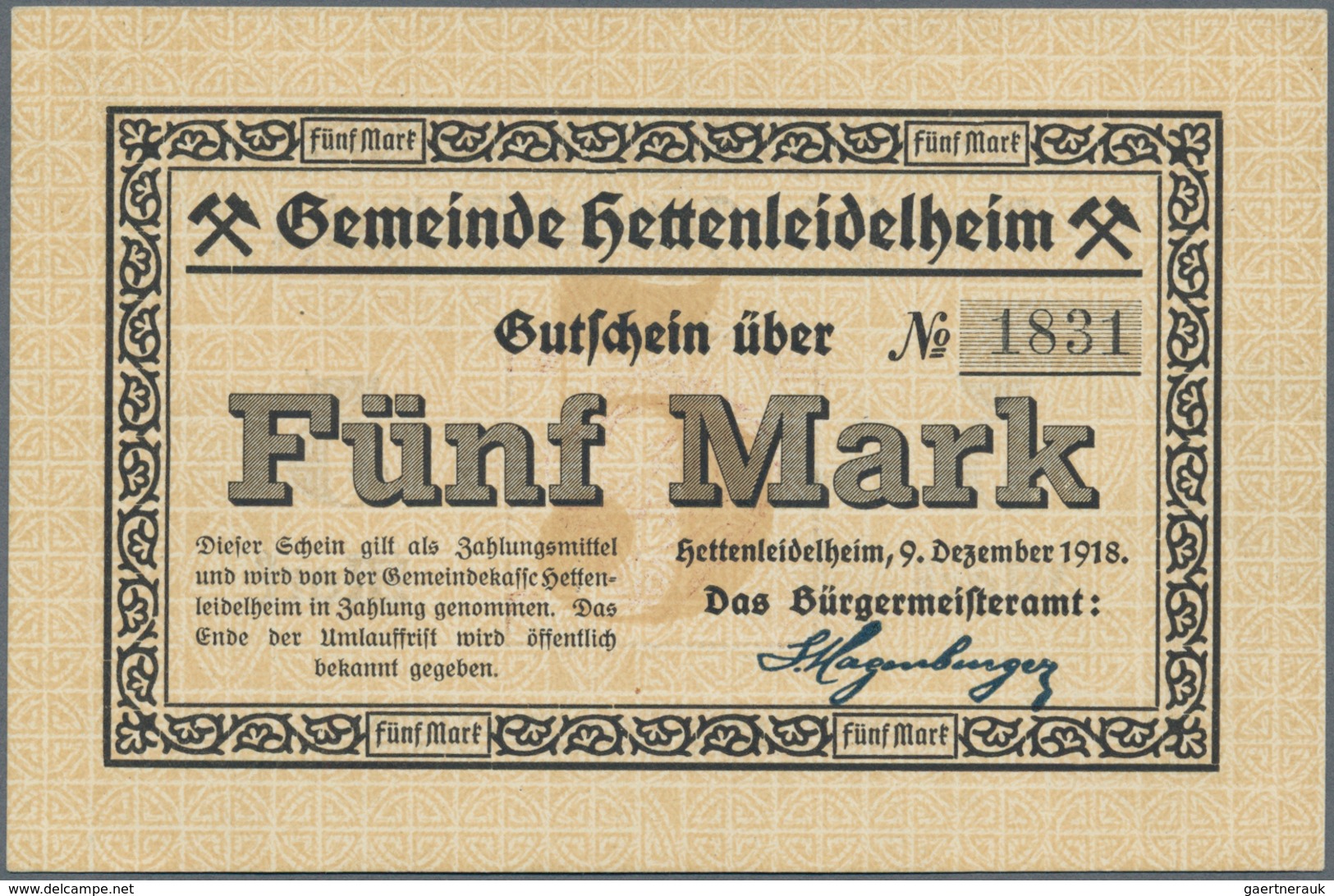 Deutschland - Notgeld - Pfalz: Großgeld 1918, Lot Von 28 Verschiedenen, Fast Durchgängig Kassenfrisc - [11] Emissioni Locali