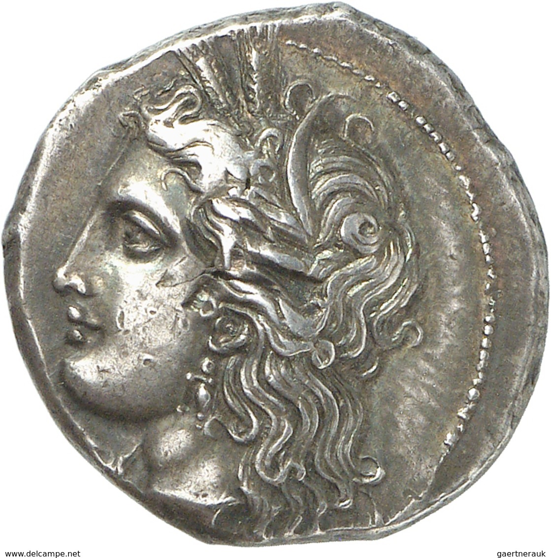 Lukanien: Metapont, Stater Ca. 325-275 V. Chr., 7,93g. 20,2 Mm, Herrliche Patina, Fast Vorzüglich. - Greek