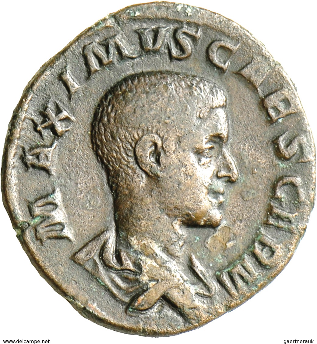 Maximus (235 - 238): Maximus 235/6-238: Sesterz, Rom, 19,69 G, RIC RIC 13, Sehr Schön+. - Andere & Zonder Classificatie