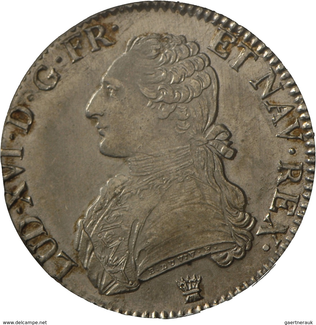 Frankreich: Louis XVI. 1774-1792: 1 Ecu 1790 I (Limoges) , Gadoury 356, Im Holder Von PCGS, Justiert - Andere & Zonder Classificatie