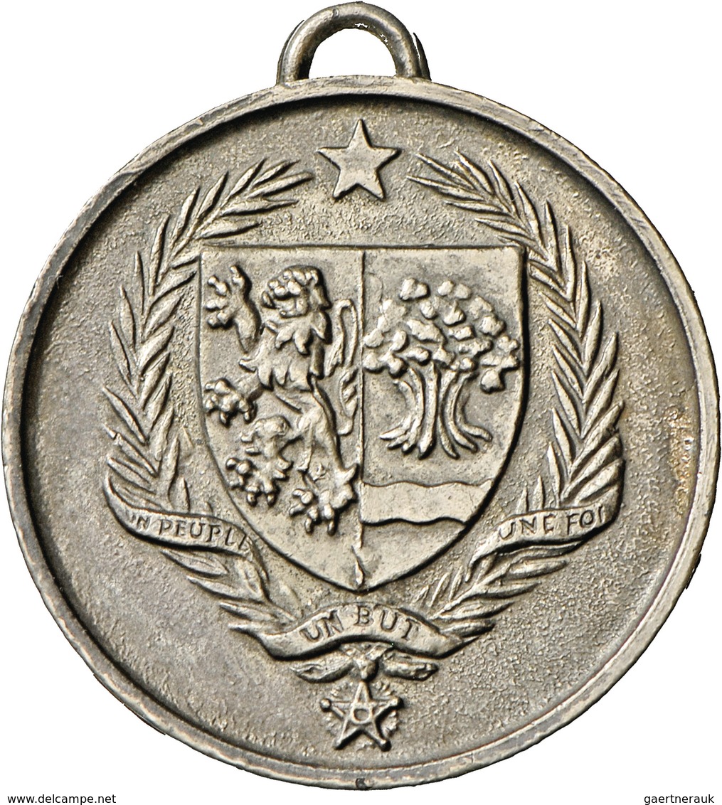 Medaillen Alle Welt: Senegal: Tragbare Silbermedaille O. J., 40 Mm, 17,16 G, Herrliche Tönung, Von G - Zonder Classificatie