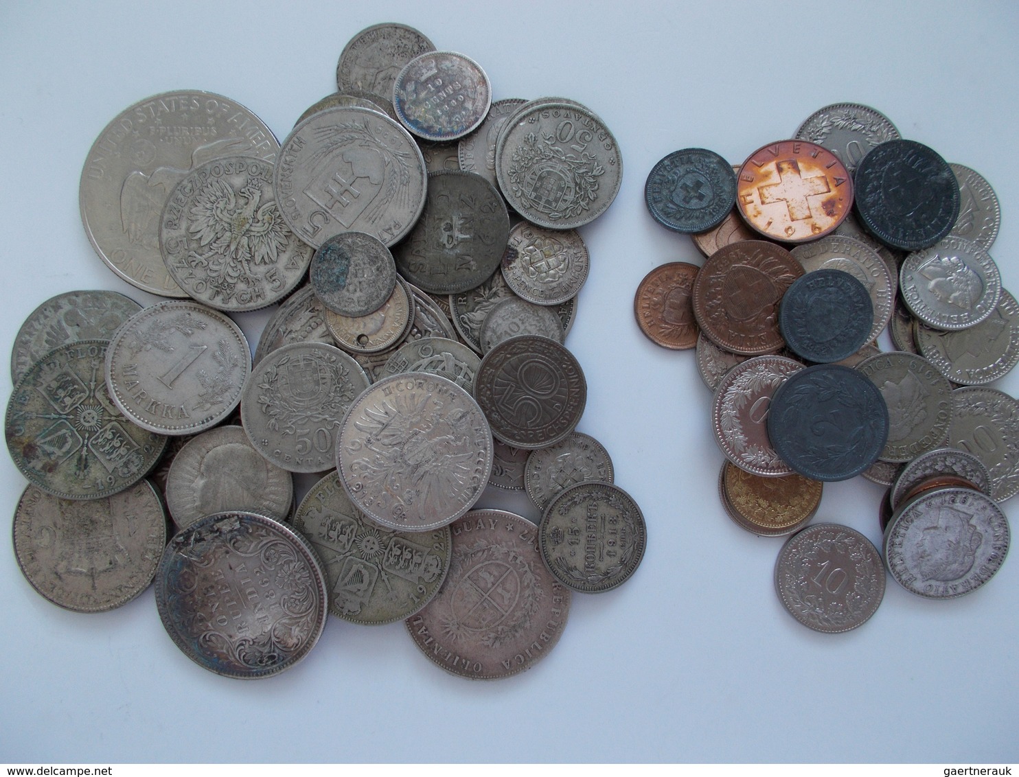 Alle Welt: Lot Meist ältere Ausländische Münzen, Dabei Einige Silbermünzen, Gesamtgewicht Aller Münz - Andere & Zonder Classificatie