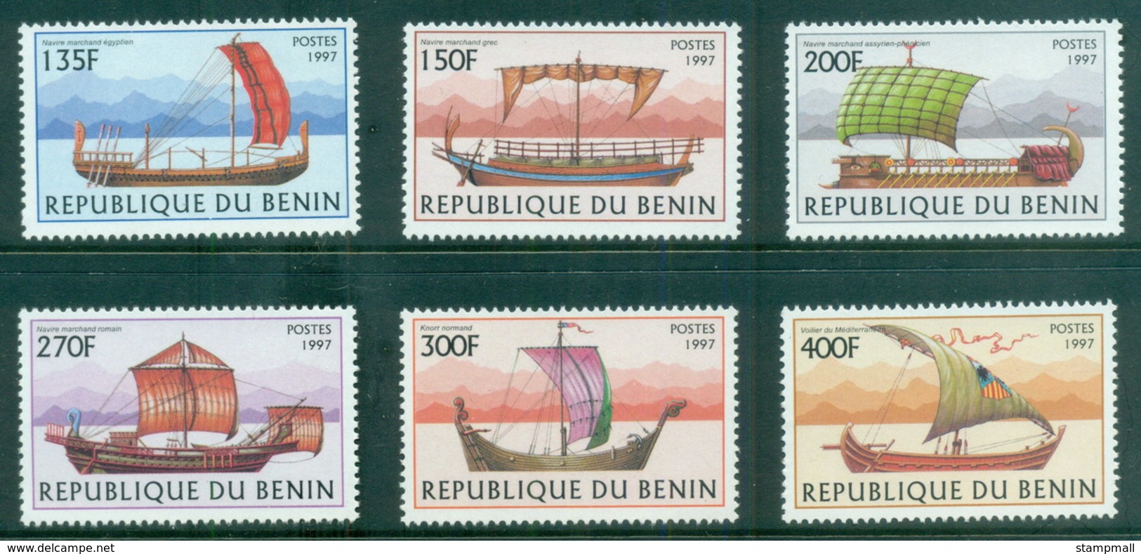 Benin 1997 Old Sailing Vessels MUH - Benin - Dahomey (1960-...)