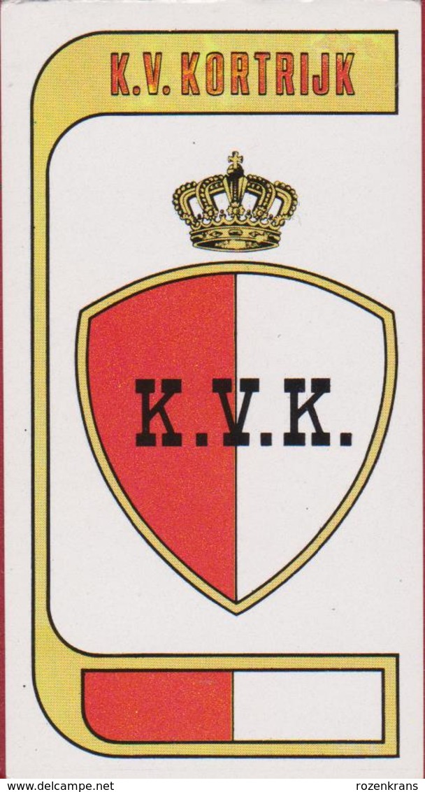 Panini Football 83 Voetbal Belgie Belgique 1983 Sticker Autocollant KVK KV Kortrijk Nr. 131 LOGO Clublogo - Sport