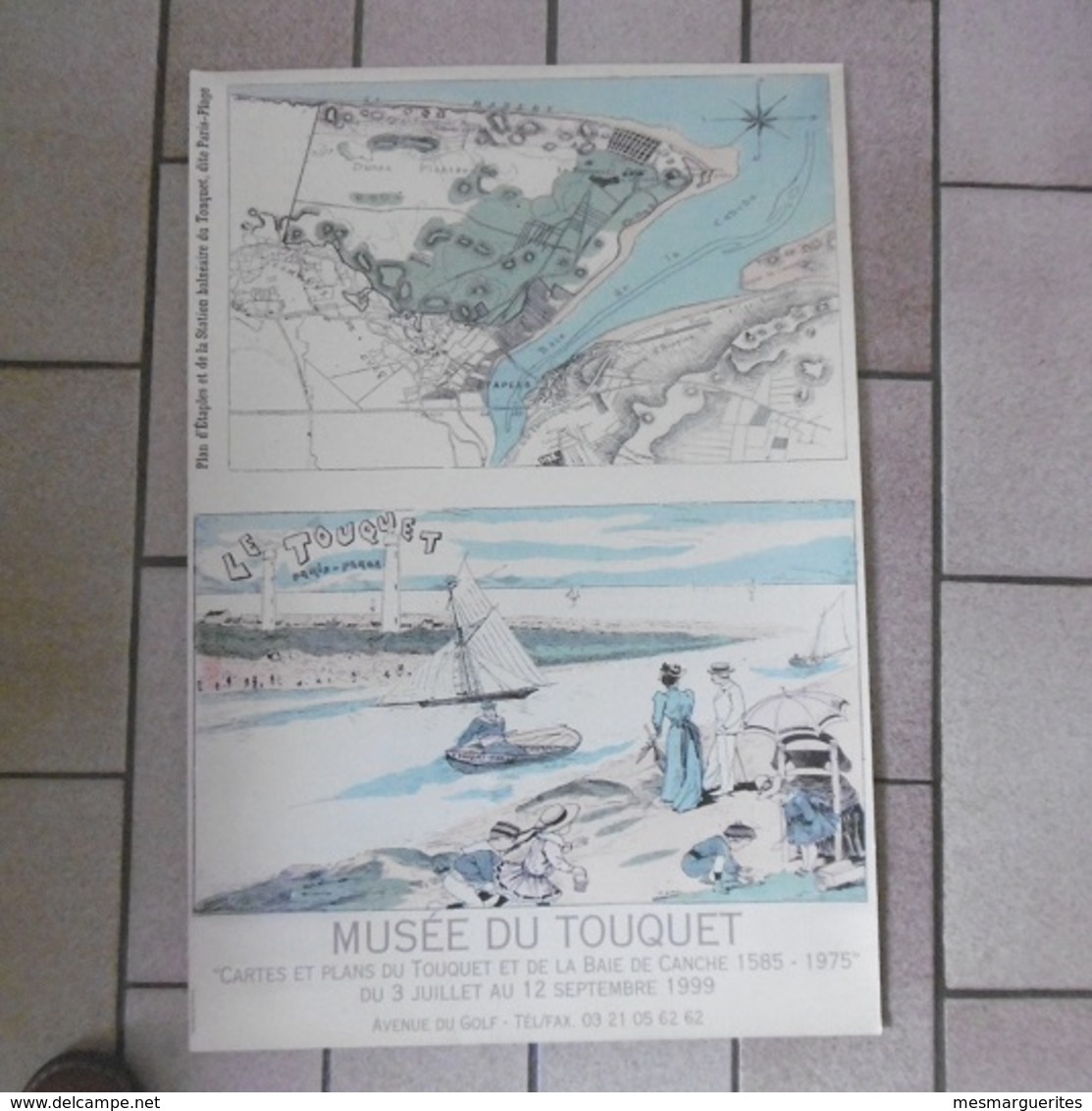 Reproduction D'affiche Ancienne Du Musée Touquet - Sport