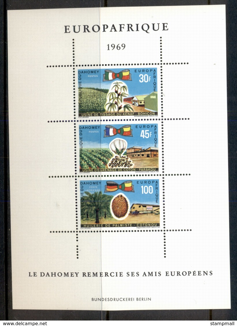 Dahomey 1969 Europafrica MS MUH - Benin - Dahomey (1960-...)