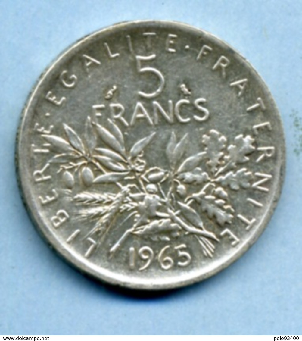 1965 5 FRANCS - Autres & Non Classés