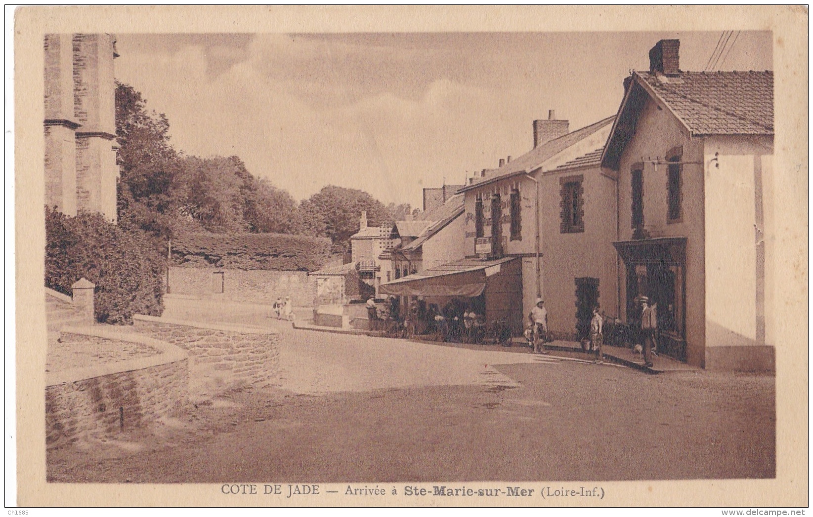 SAINTE-MARIE-SUR-MER (44) Entrée Du Village . Commerces - Autres & Non Classés