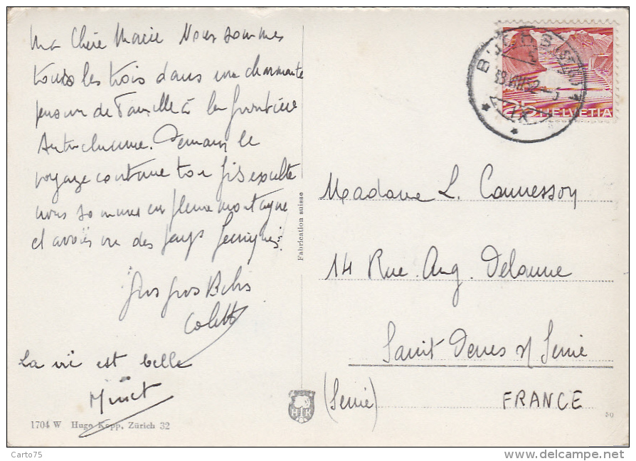 Suisse - Buchs - St. Gall - Partie In Werdenberg - Architecture Châlets - Postmarked 1952 - Buchs