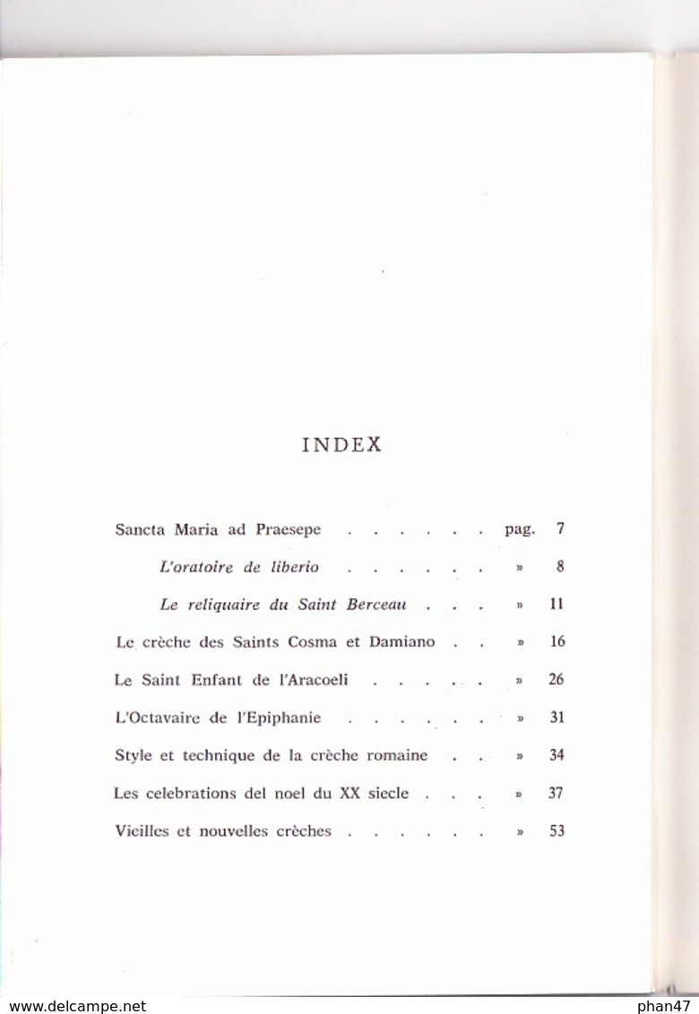 LES CRECHES DE ROME, Par Mario ESCOBAR, Ed. Ente Provinciale Per Il Turismo Rome 1967 - Religion