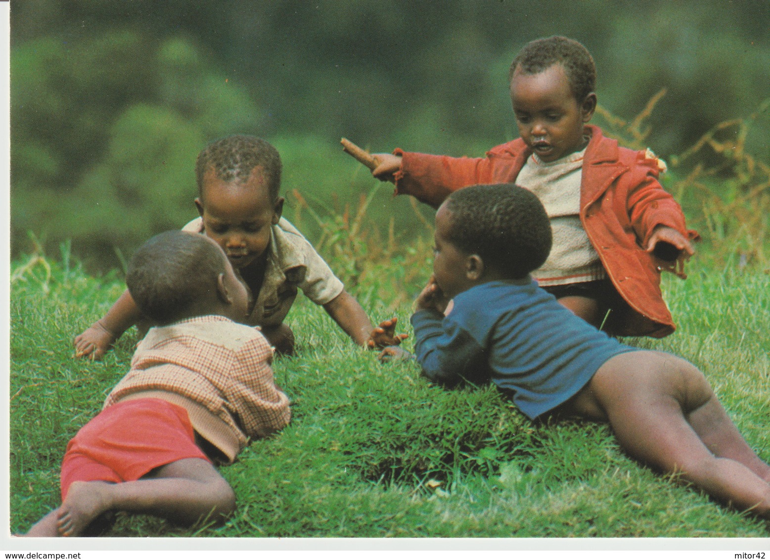 483-Folklore-Usi E Costumi-Bambini-Zaire - America