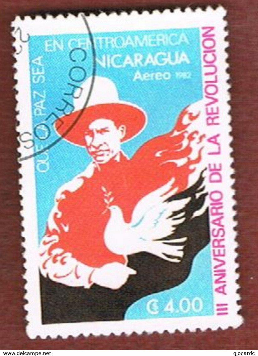 NICARAGUA - SG  2377    -    1982  3RD ANNIV.REVOLUTION     -  USED° - Nicaragua