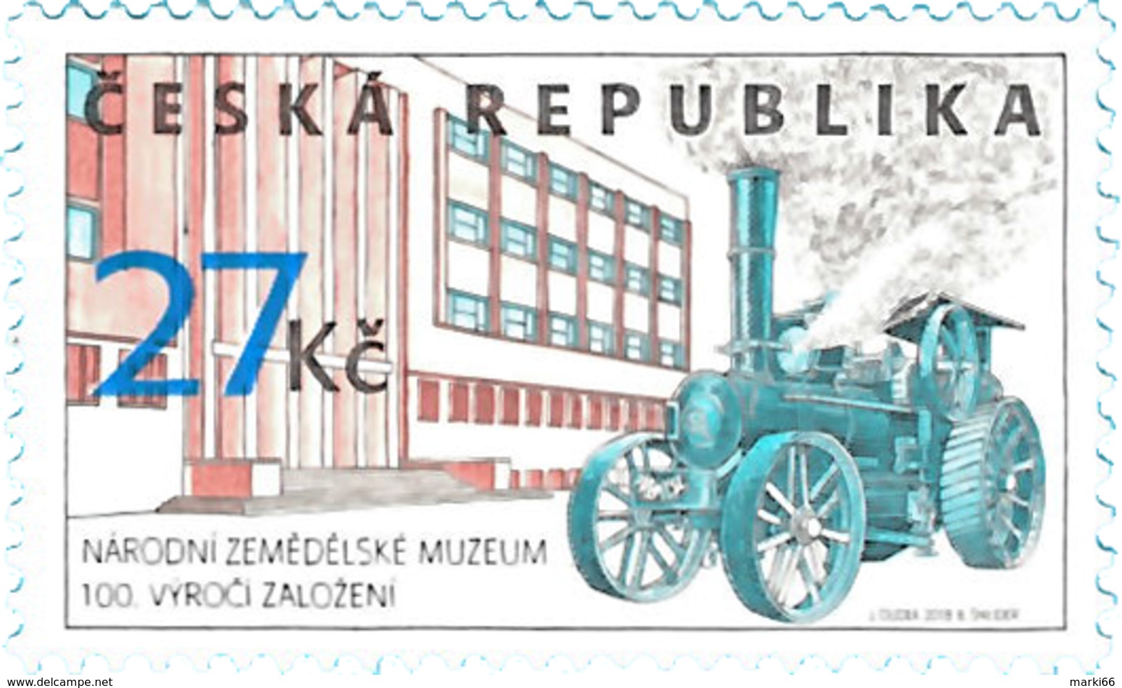 Czech Republic - 2018 - Centenary Of National Museum Of Agriculture - Mint Stamp - Nuevos