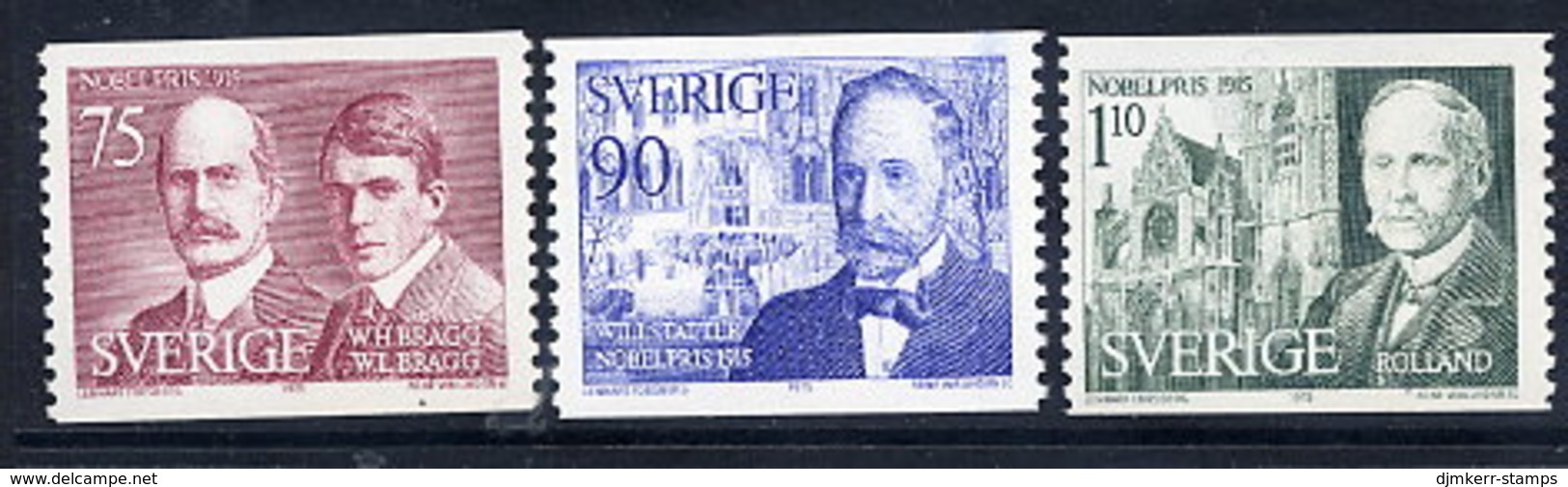 SWEDEN 1975 Nobel Prizewinners MNH / **.  Michel 932-34 - Neufs