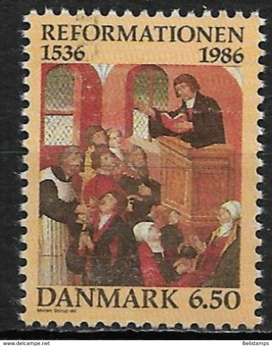 Denmark 1986. Scott #830 (U) Protestant Reformation In Denmark  *Complete Issue* - Oblitérés