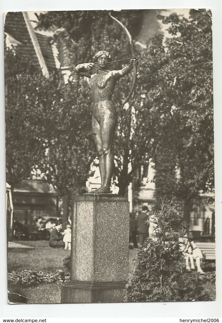 Pologne Polska - Bydgoszcz Luczniczka Femme Tir A L'arc Statue - 2scans - Pologne