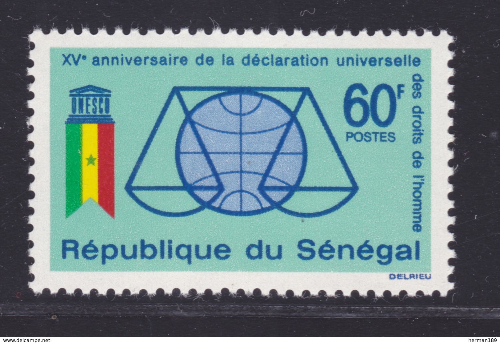 SENEGAL N°  233 ** MNH Neuf Sans Charnière, TB (D7573) Droits De L'homme - 1963 - Senegal (1960-...)