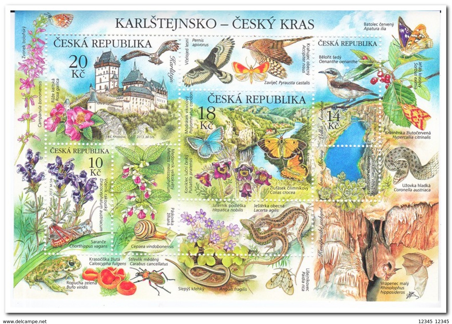 Tsjechië 2013, Postfris MNH, Flora, Fauna - Unused Stamps