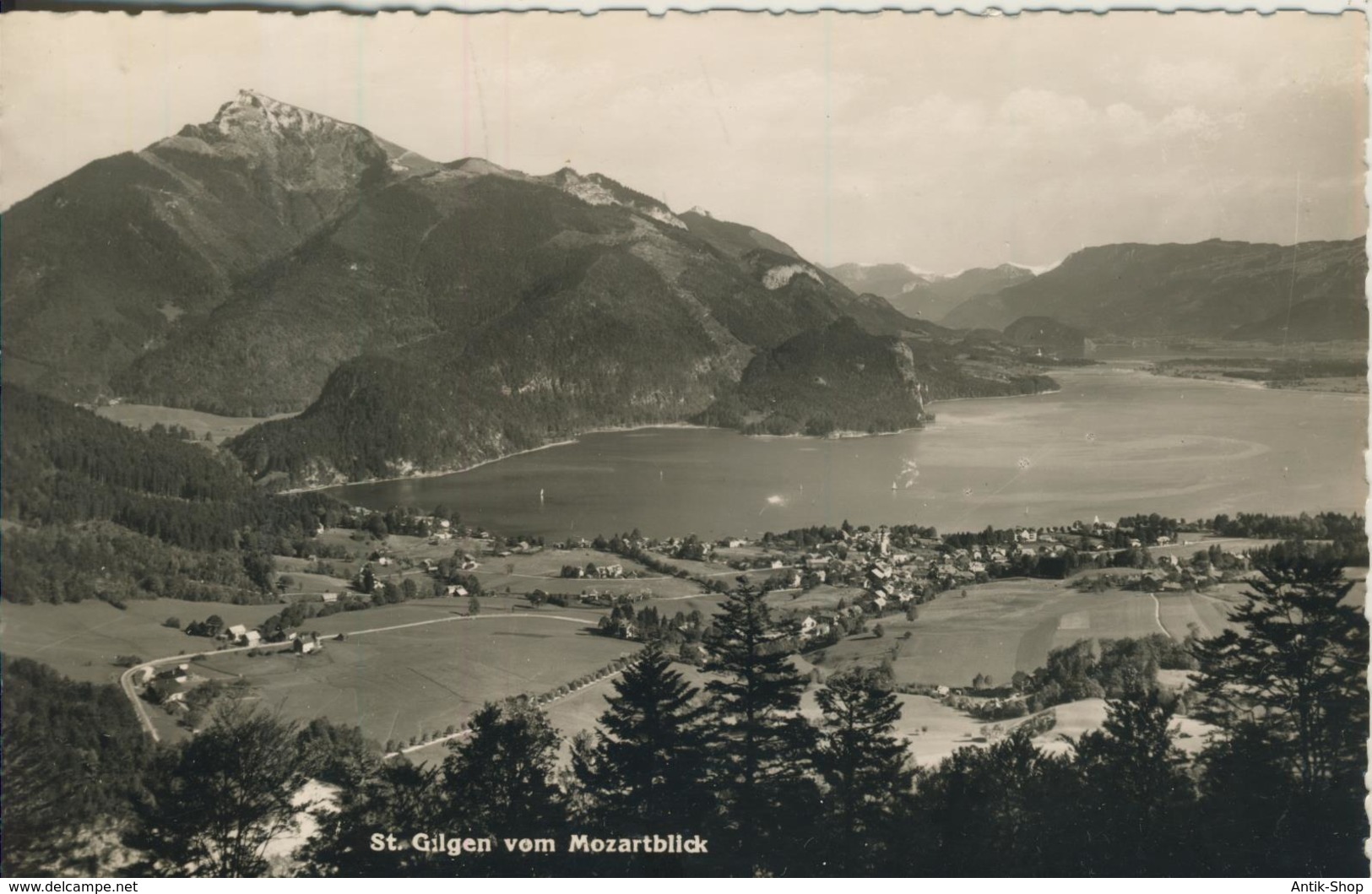 St. Gilgen V. 1965  Dorfansicht Mit Den Wolfgangsee  (1227) - St. Gilgen