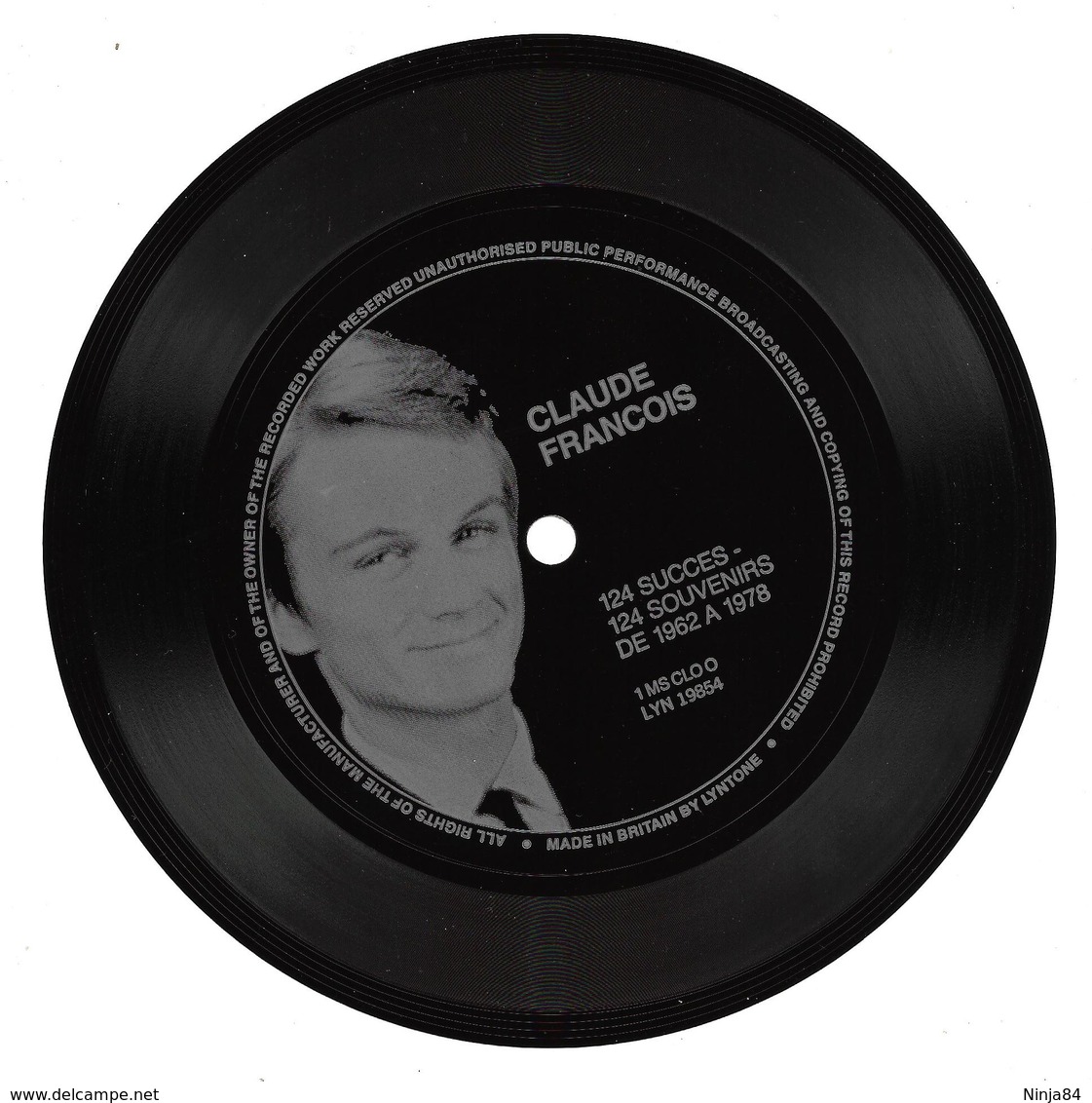 FLEXI  Claude François "  124 Succès - 124 Souvenirs  " - Formats Spéciaux