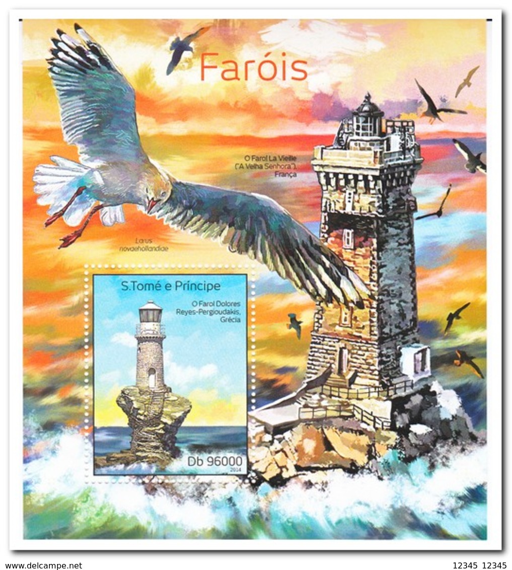 Sao Tome & Principe 2014, Postfris MNH, Lighthouses - Sao Tome En Principe