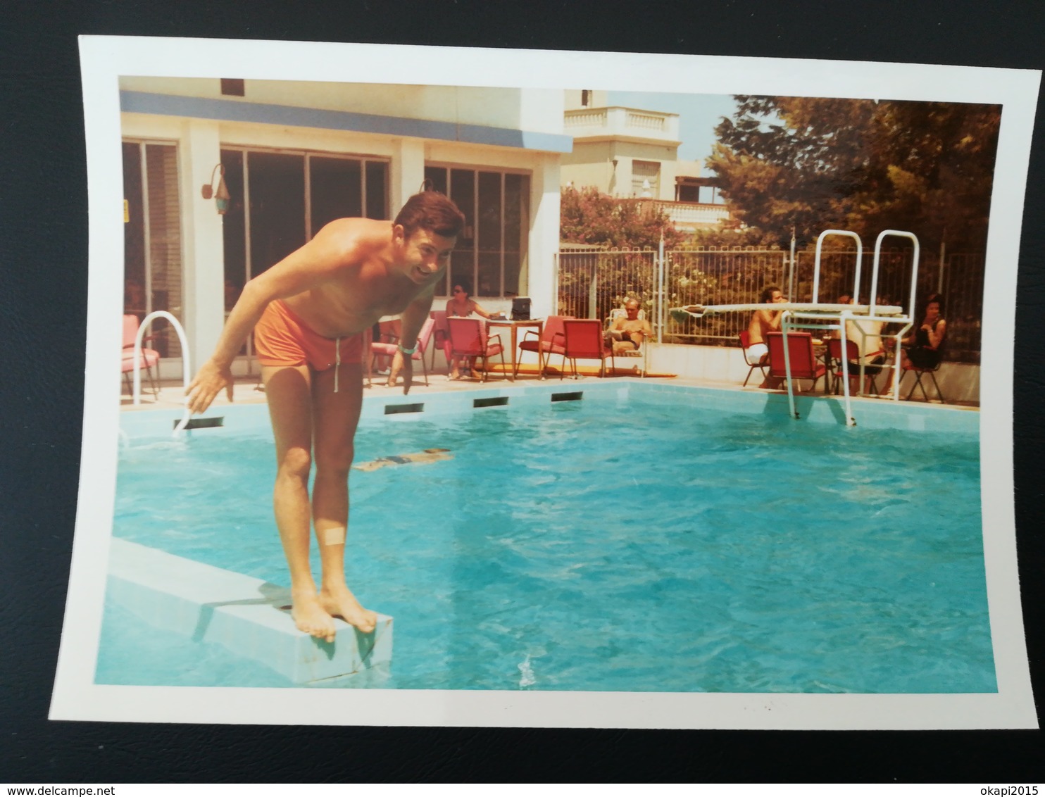 14 Photos Originales Vacanciers  Piscine  Reina Fallas De San José De 1954 ESPAGNE SPAIN ESPAÑA Burriana Valencia - Persone Identificate