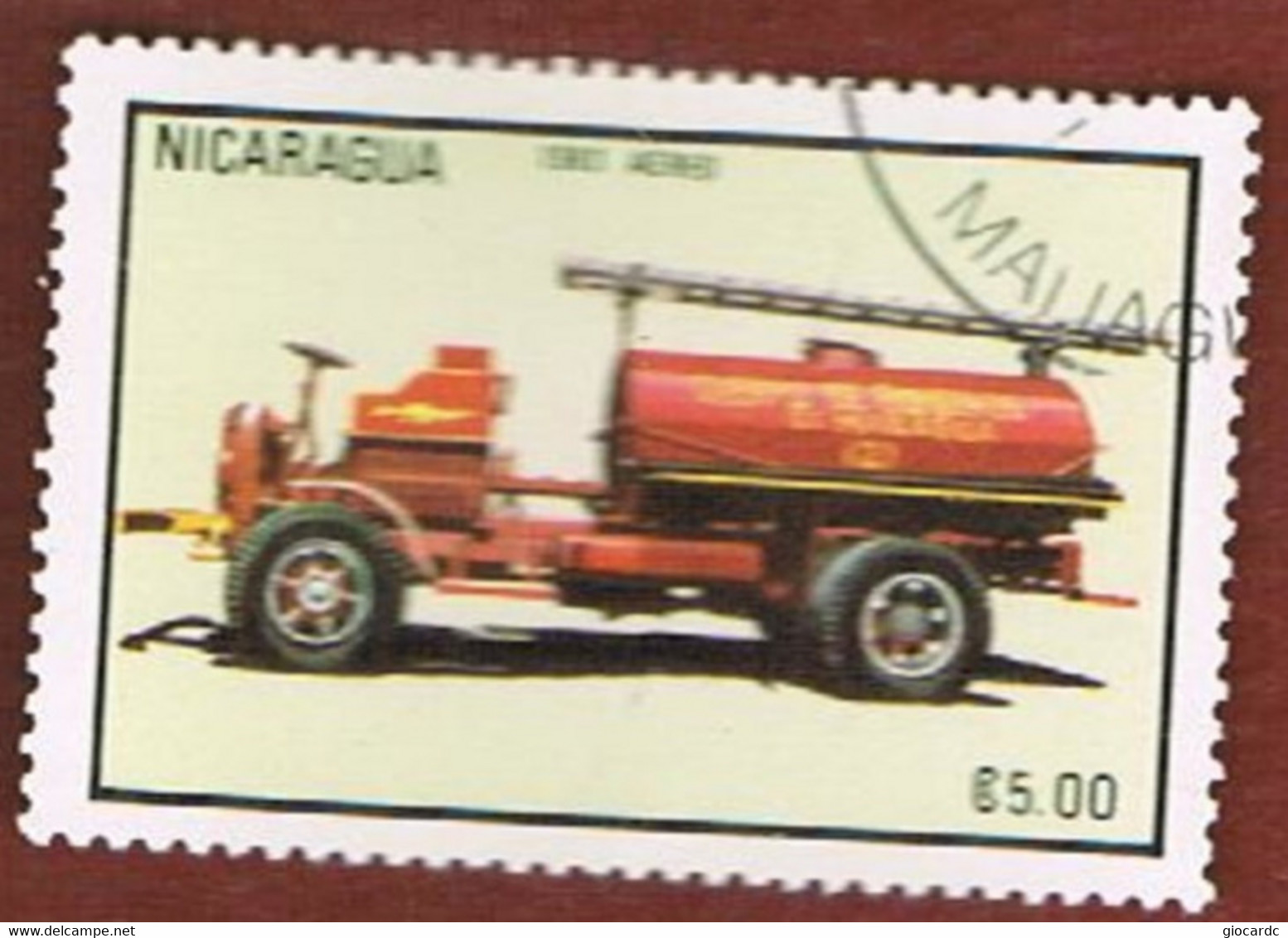 NICARAGUA - SG  2549    -    1983 FIRE ENGINES     -  USED° - Nicaragua