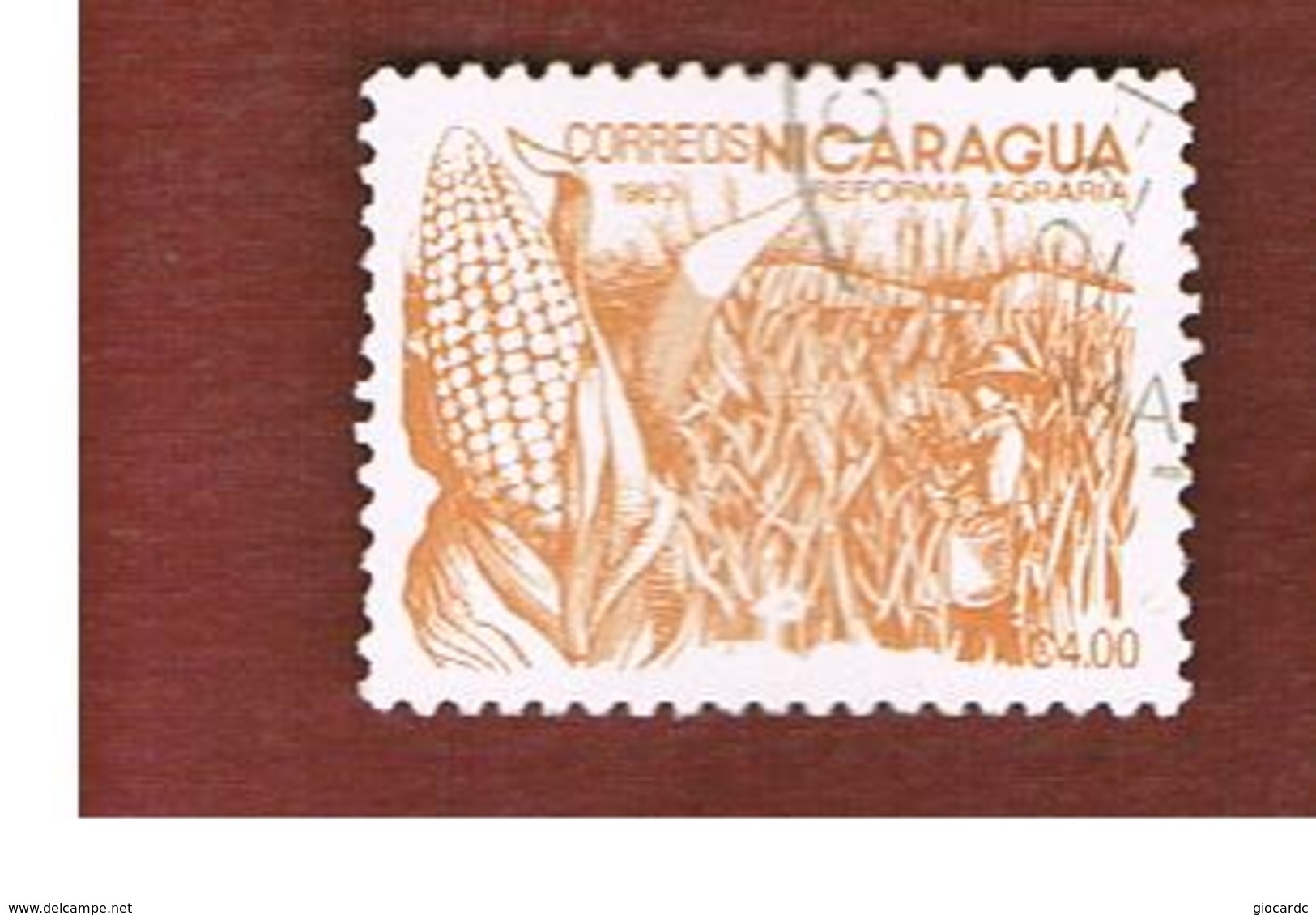 NICARAGUA - SG  2538    -    1983 AGRARIAN REFORM: MAIZE     -  USED° - Nicaragua