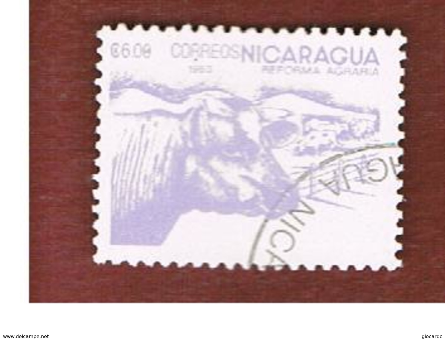 NICARAGUA - SG  2540    -    1983 AGRARIAN REFORM: CATTLE     -  USED° - Nicaragua