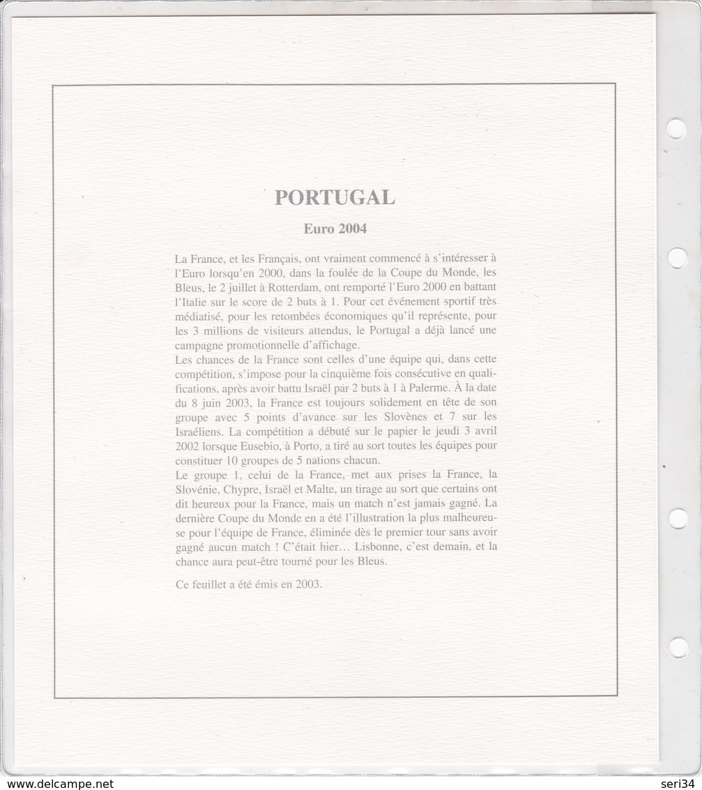 PORTUGAL :championnat De Foot UEFA : BF N° 192 ** - Neufs