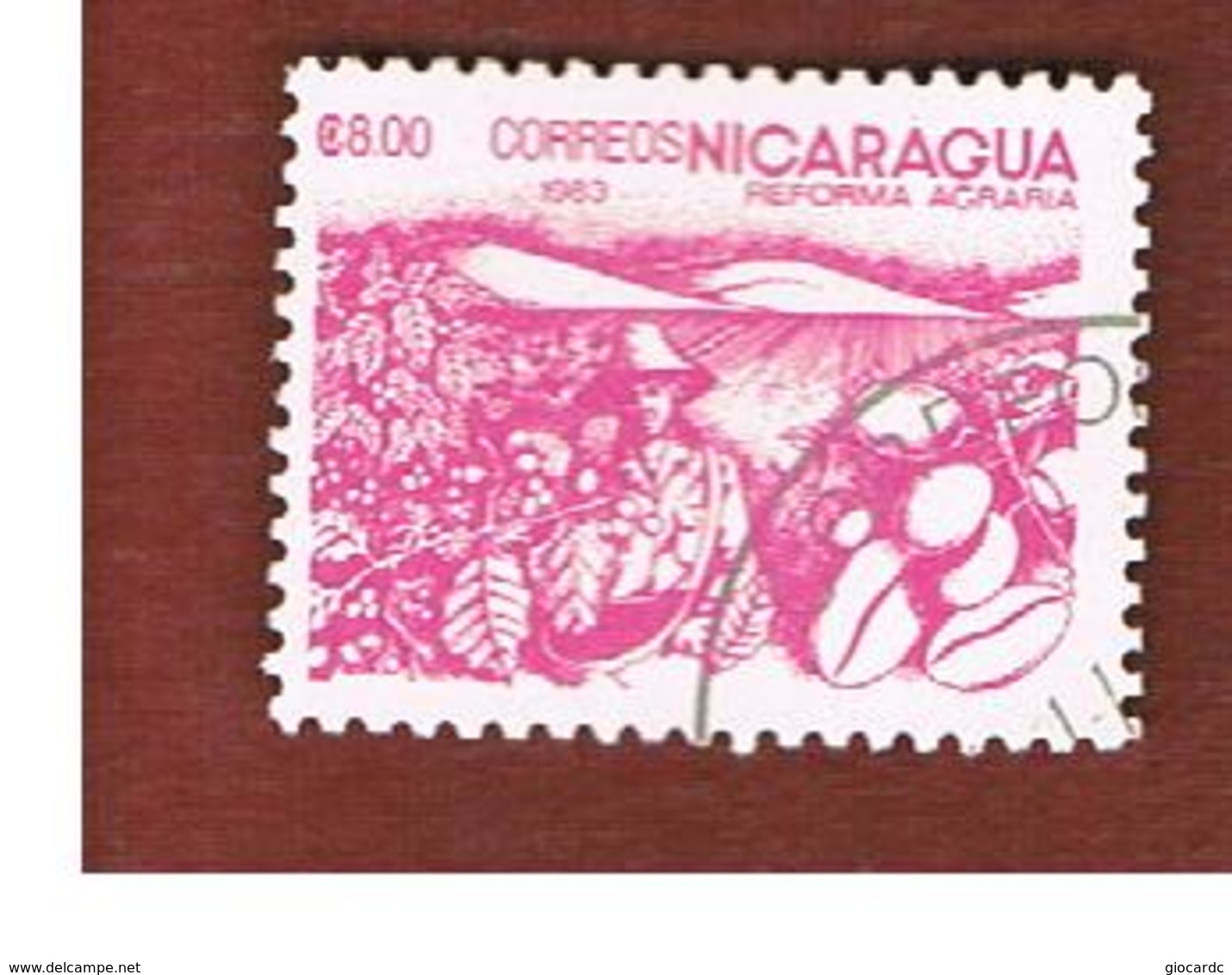 NICARAGUA - SG  2542    -    1983 AGRARIAN REFORM: COFFEE     -  USED° - Nicaragua