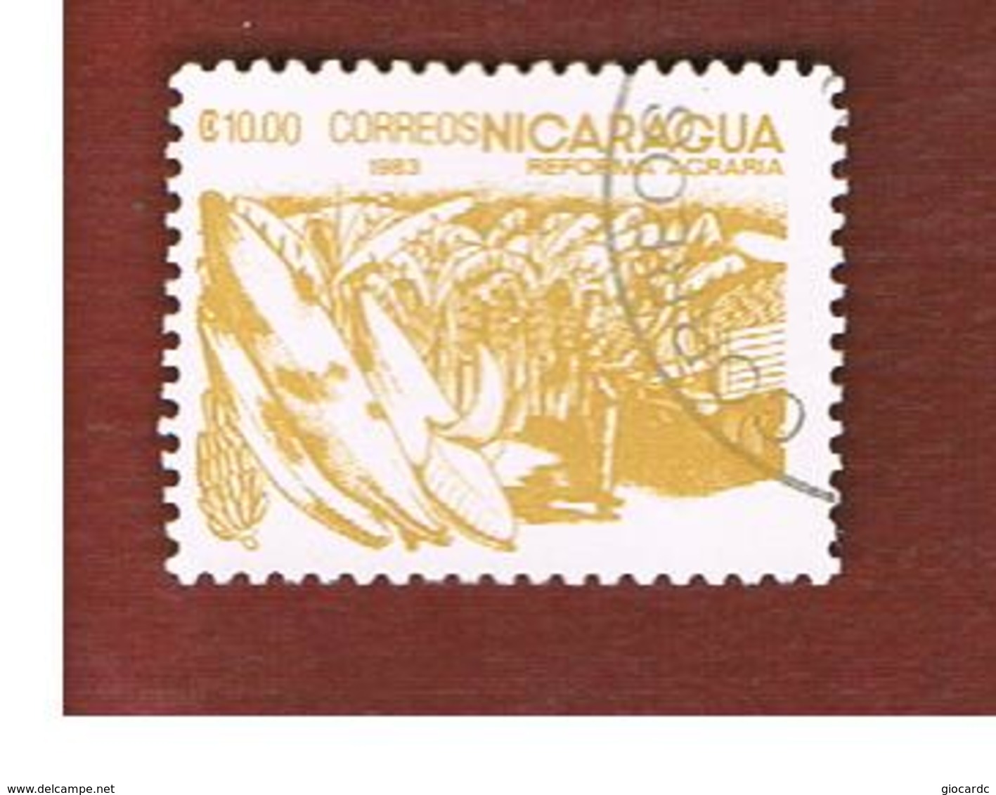 NICARAGUA - SG  2543    -    1983 AGRARIAN REFORM: BANANAS     -  USED° - Nicaragua