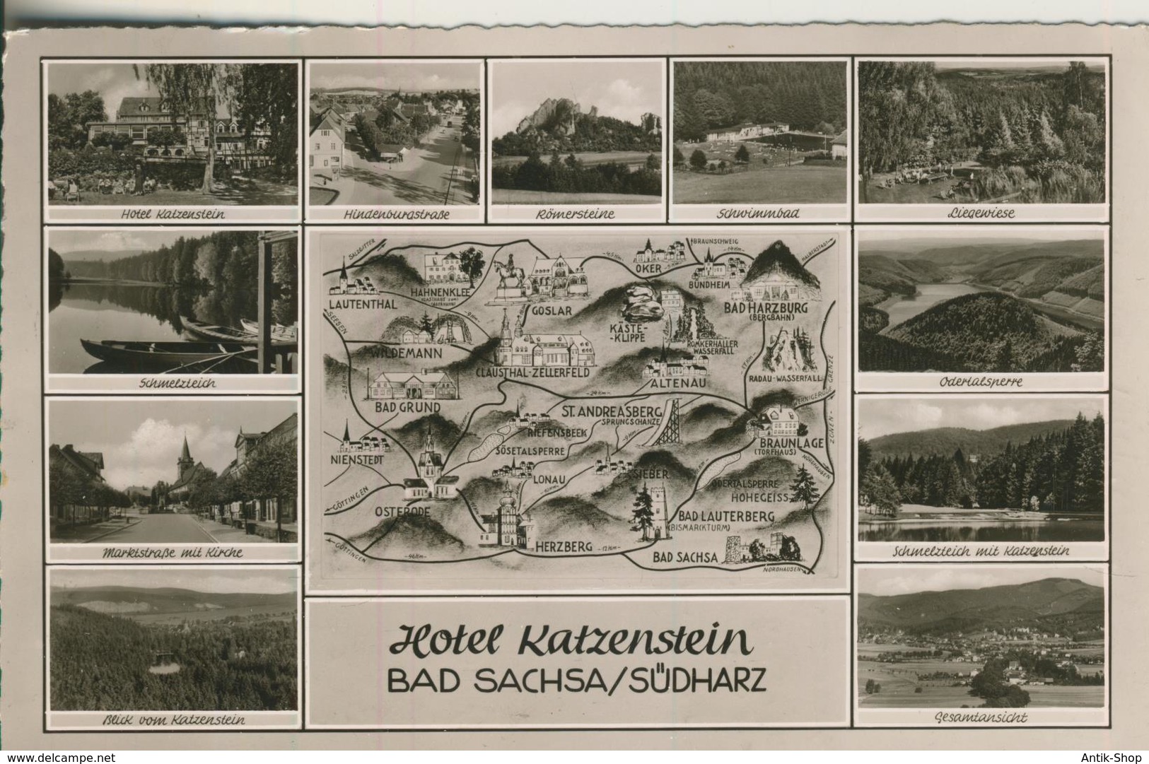 Bad Sachsa V. 1954  12 Ansichten  (1242) - Bad Sachsa
