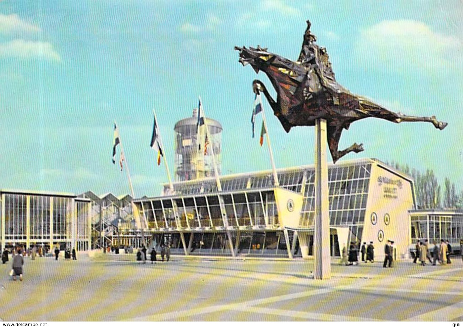 Belgique > BRUXELLES  (Laeken) Exposition Universelle 1958- Lot de 19 cartes cpsm, voir scan R / V des 19 cartes